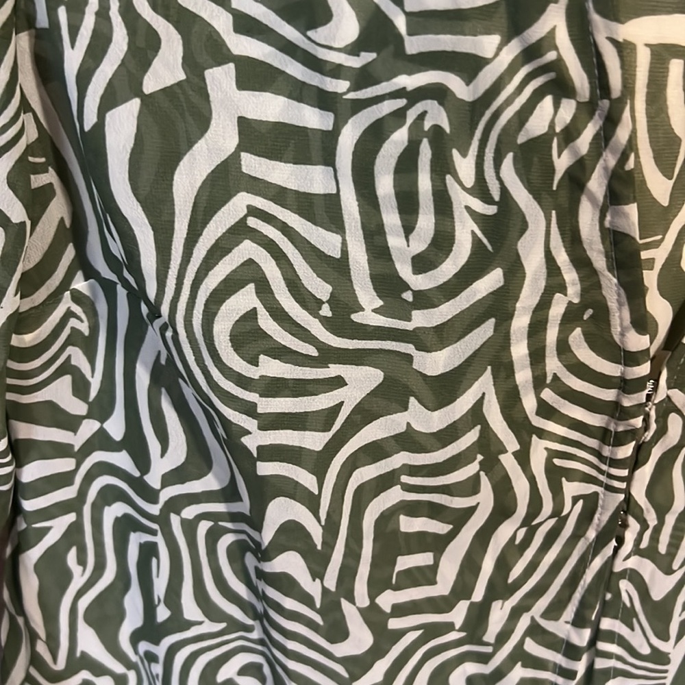 Print collared blouse - Picture 3 of 3